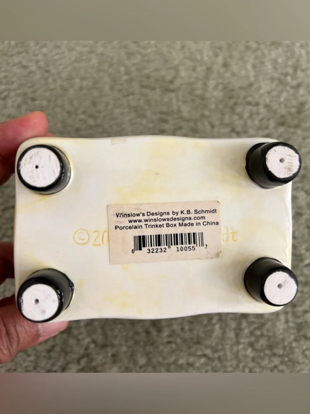Porcelain Trinket Box